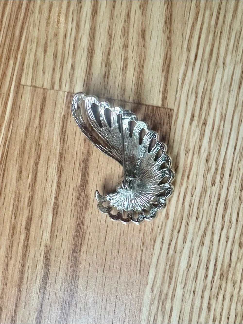 Vintage Silver Signed Sarah Coventry Evening Splendor Rhinestone Brooch 1968